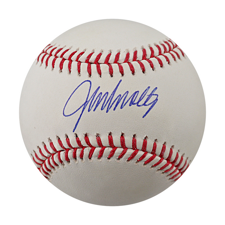 John Smoltz Atlanta Braves Autographed OMLB Baseball JSA COA