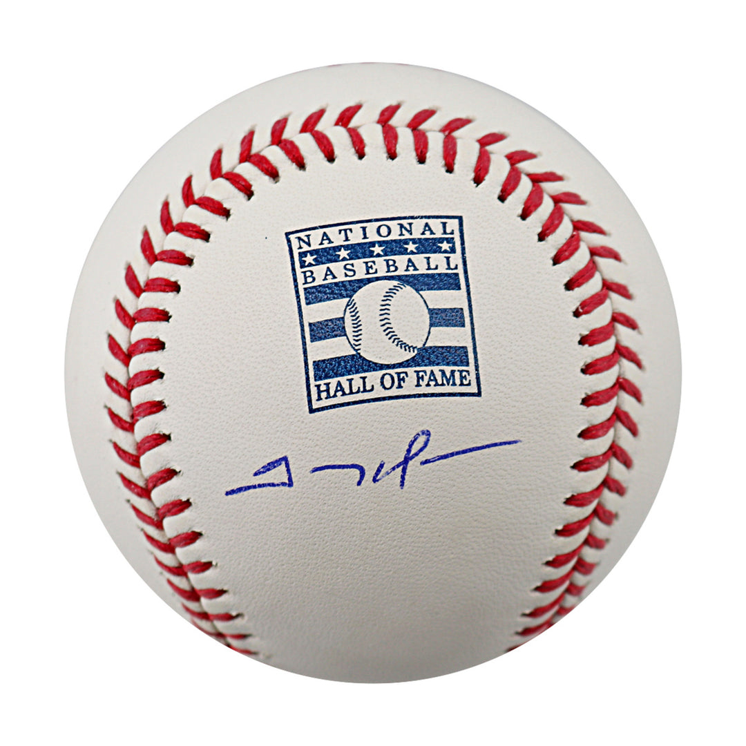 Trevor Hoffman San Diego Padres Autographed HOF Logo Baseball Beckett Holo