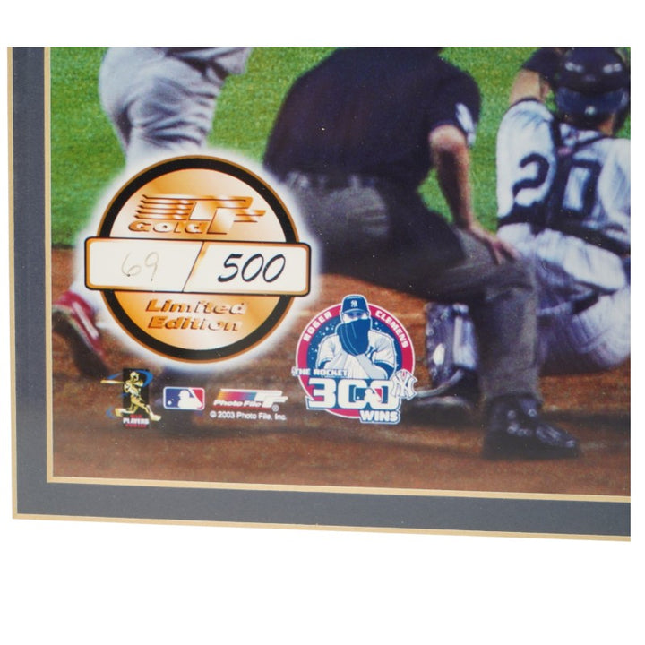 Roger Clemens New York Yankees Autographed Framed 4000 K 300 W 16x20 Photo LE 69/500 MAB Holo