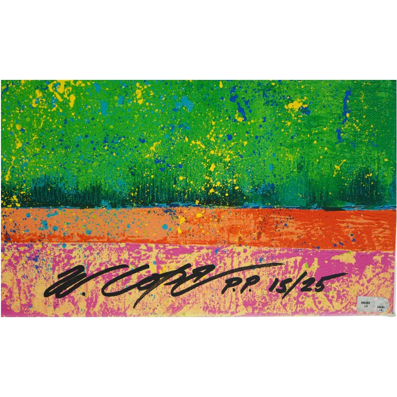 Cole Hamels Philadelphia Phillies Autographed Inscribed Bill Lopa Painting LE 15/25 MLB Holo
