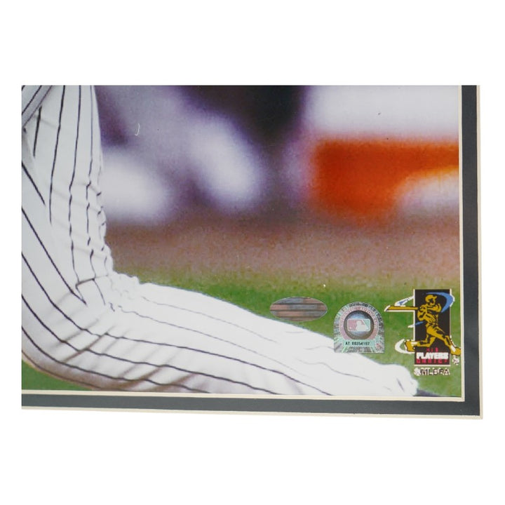 Derek Jeter New York Yankees Autographed Framed 16x20 Photo Steiner COA