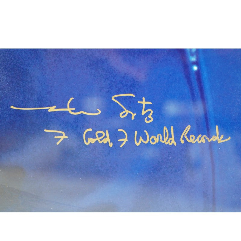 Mark Spitz Signed Inscribed 16x20 Framed Photo MAB COA