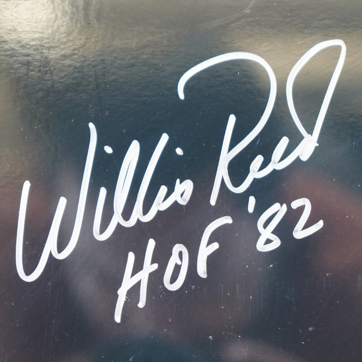 Willis Reed New York Knicks Signed Inscribed 16x20 Framed Photo MAB COA