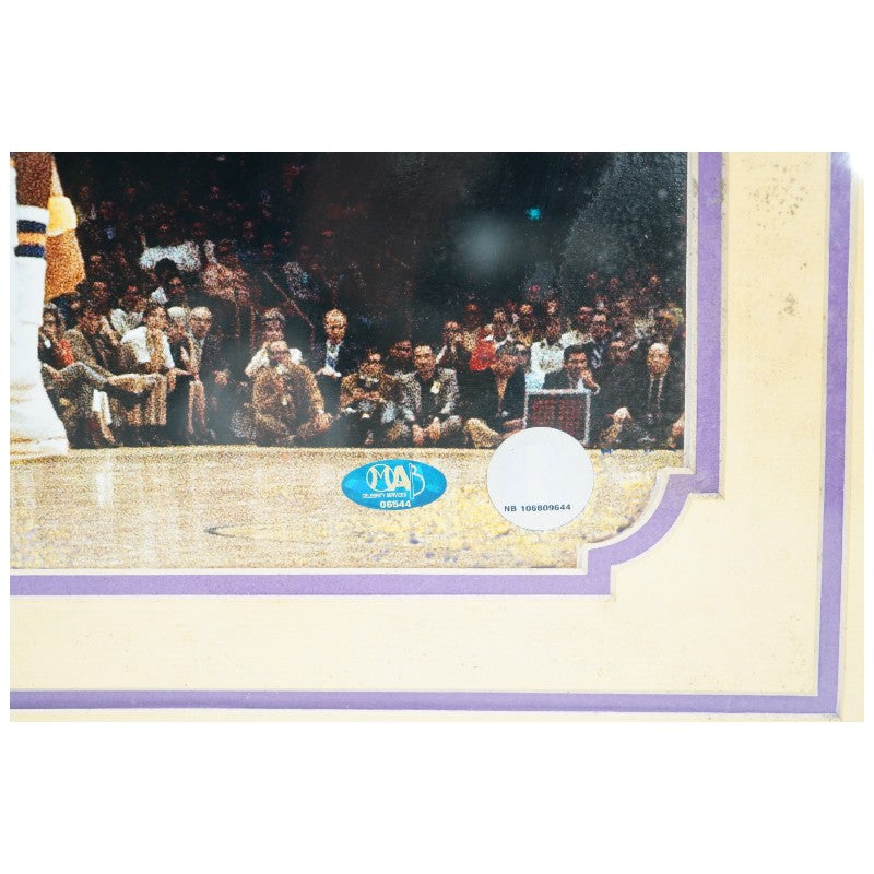 Willis Reed New York Knicks Signed Inscribed 16x20 Framed Photo MAB COA