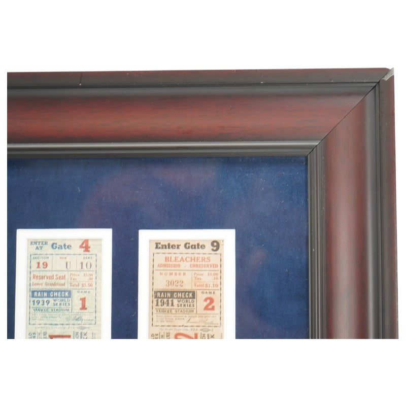 New York Yankees 27 World Series Framed Ticket Stub Collage LE 2695/2700