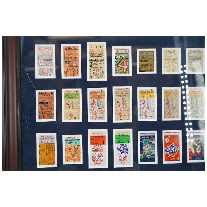 New York Yankees 27 World Series Framed Ticket Stub Collage LE 2695/2700