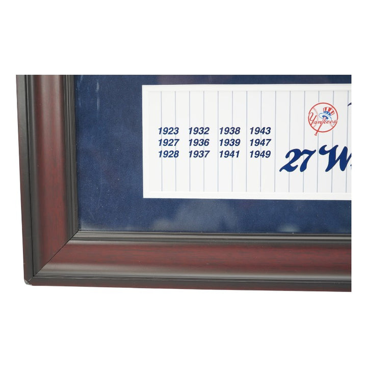 New York Yankees 27 World Series Framed Ticket Stub Collage LE 2695/2700