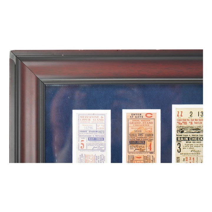New York Yankees 27 World Series Framed Ticket Stub Collage LE 2695/2700