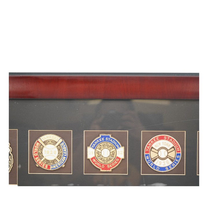 New York Yankees 26 World Series Patches Framed 7x9 Photo Collage