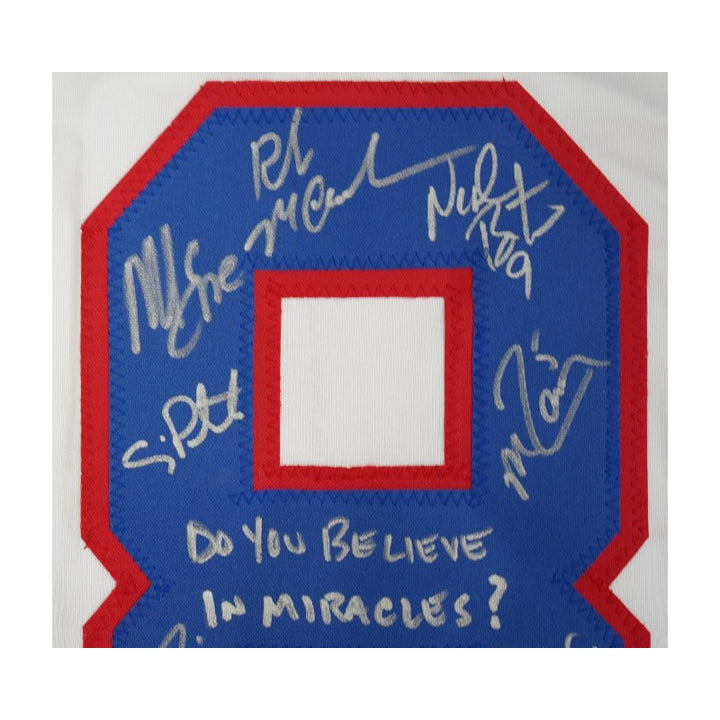 1980 USA Hockey Miracle on Ice Team Signed Inscribed Jersey 18 Autos Beckett Auth