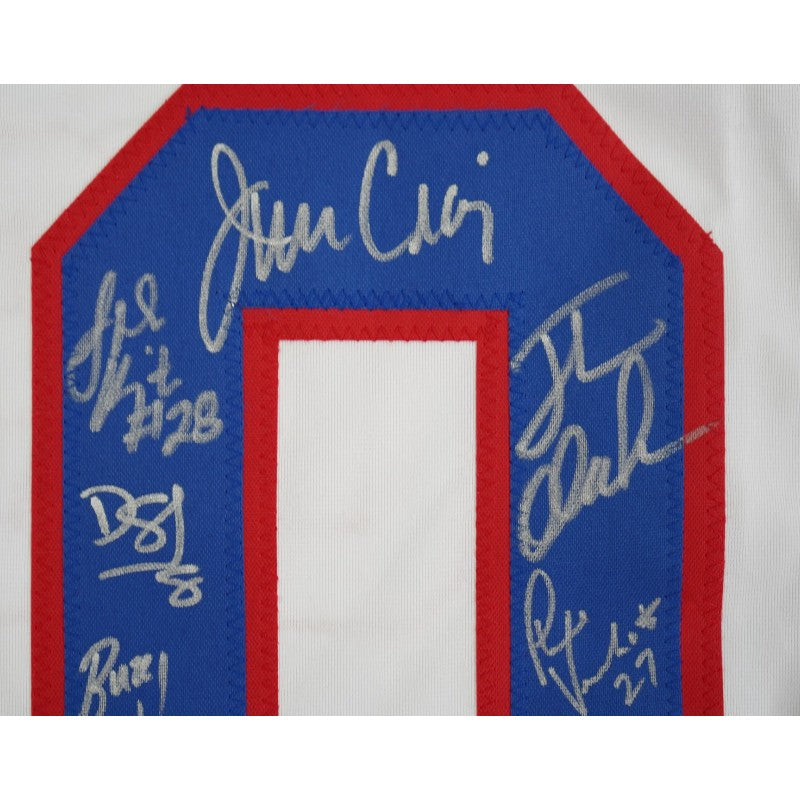 1980 USA Hockey Miracle on Ice Team Signed Inscribed Jersey 18 Autos Beckett Auth