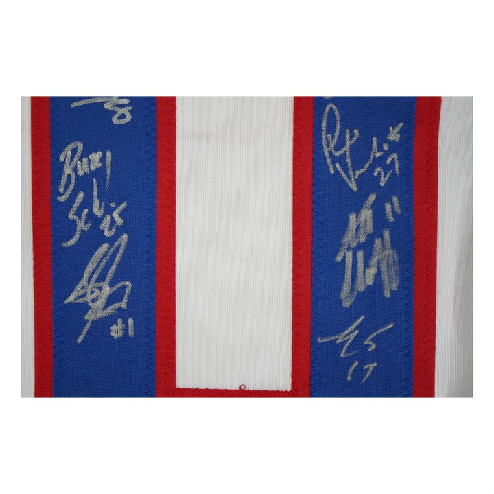 1980 USA Hockey Miracle on Ice Team Signed Inscribed Jersey 18 Autos Beckett Auth
