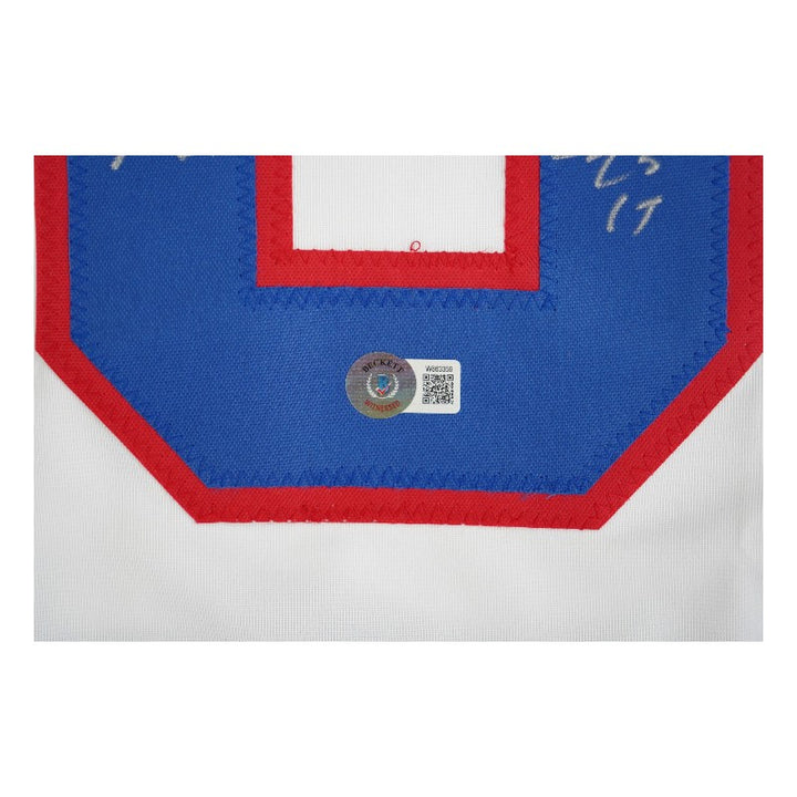 1980 USA Hockey Miracle on Ice Team Signed Inscribed Jersey 18 Autos Beckett Auth
