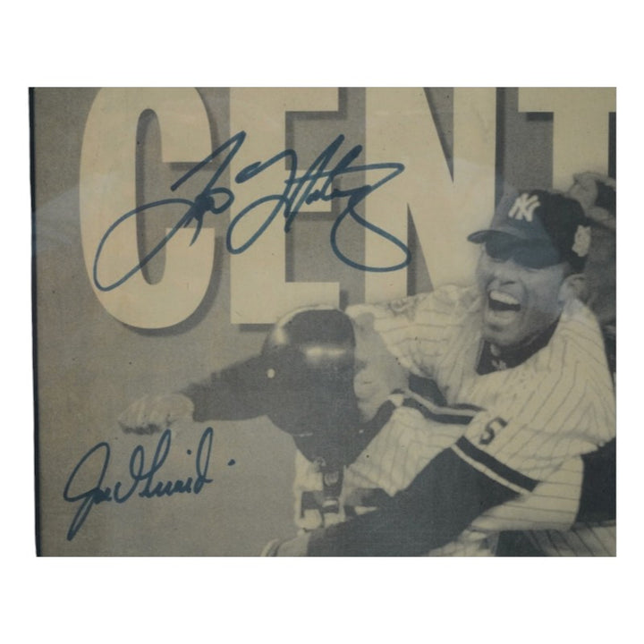 Clemens Posada Cone New York Yankees 1999 WS Multi Signed 14x20 Daily News Newspaper JSA COA