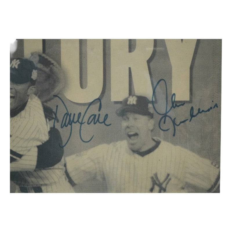 Clemens Posada Cone New York Yankees 1999 WS Multi Signed 14x20 Daily News Newspaper JSA COA