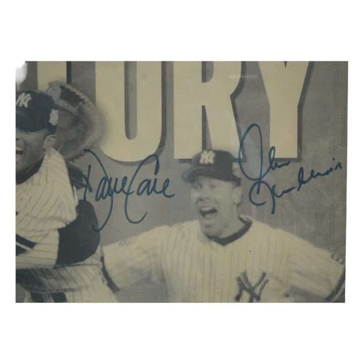 Clemens Posada Cone New York Yankees 1999 WS Multi Signed 14x20 Daily News Newspaper JSA COA