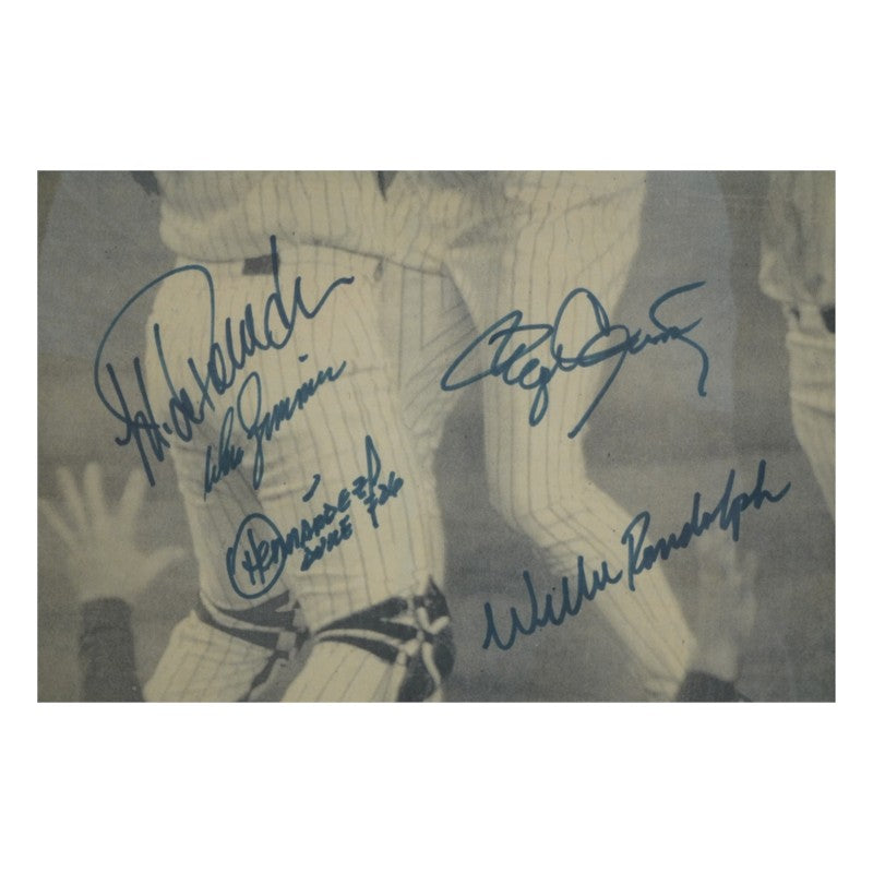 Clemens Posada Cone New York Yankees 1999 WS Multi Signed 14x20 Daily News Newspaper JSA COA