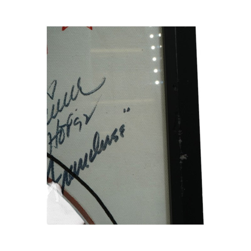 Rollie Fingers Tom Seaver Mets Athletics Autographed Inscribed Framed 19x23 Litho COA