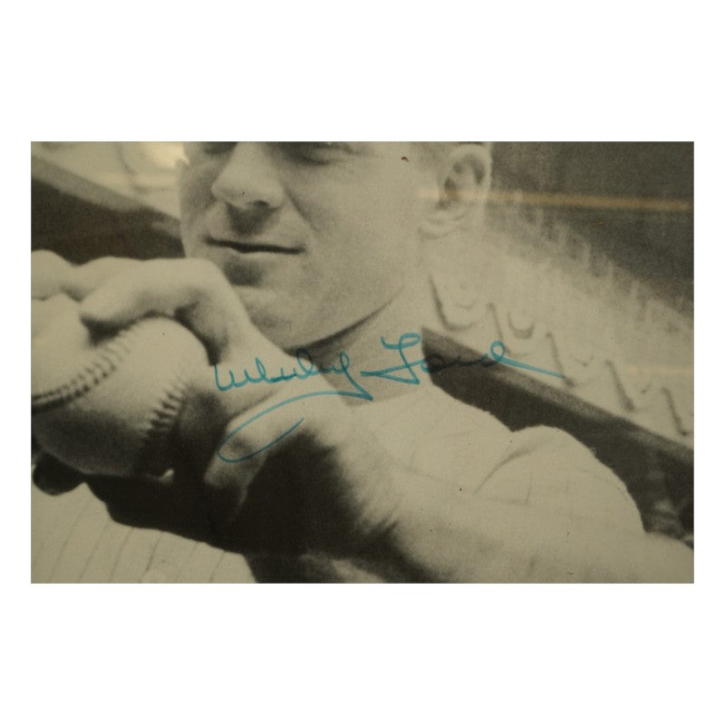 Whitey Ford Warren Spahn Yankees Braves Dual Signed Framed 11x14 Photo JSA COA