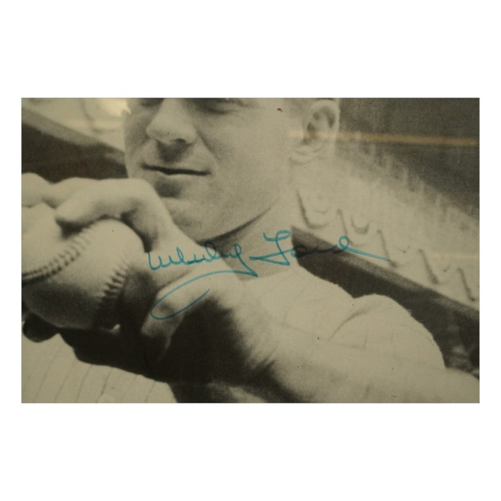 Whitey Ford Warren Spahn Yankees Braves Dual Signed Framed 11x14 Photo JSA COA