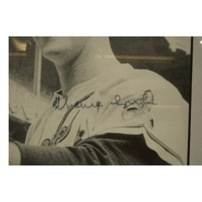 Whitey Ford Warren Spahn Yankees Braves Dual Signed Framed 11x14 Photo JSA COA