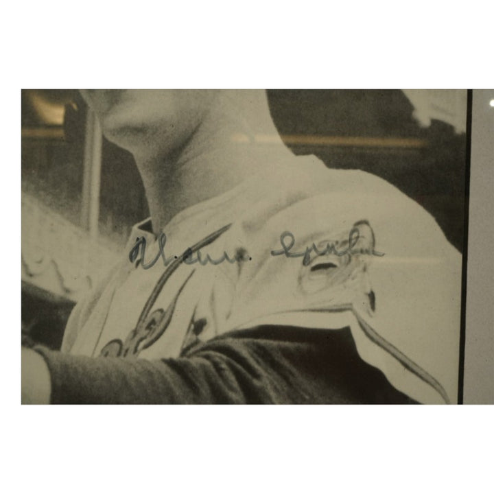 Whitey Ford Warren Spahn Yankees Braves Dual Signed Framed 11x14 Photo JSA COA