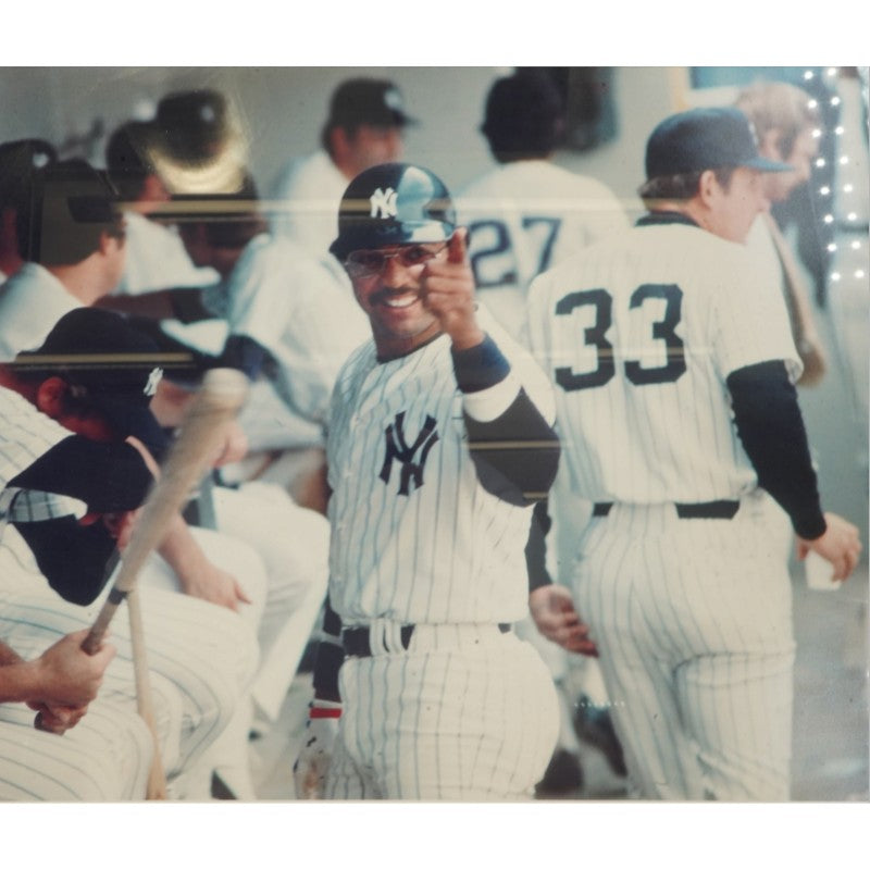 Reggie Jackson New York Yankees Autographed Framed 12x18 Photo UD Holo/JSA COA
