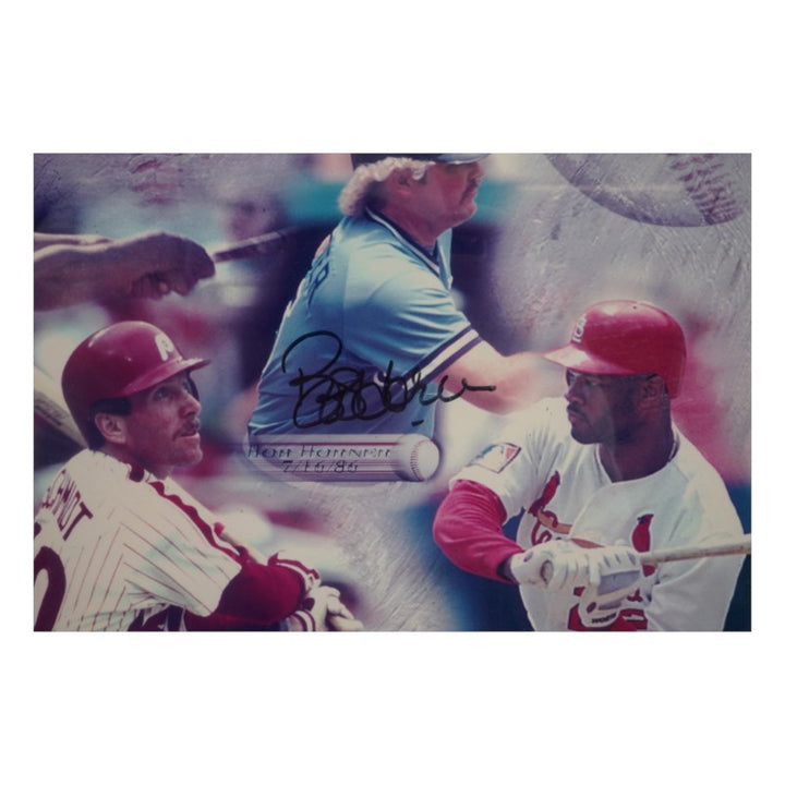 Mays Schmidt Colavito 4HR Game Multi Signed Framed 11x14 Photo JSA COA