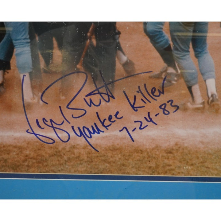 George Brett Kansas City Royals Autographed Inscribed 16x20 Photo JSA COA