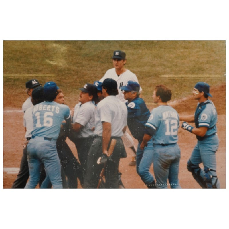 George Brett Kansas City Royals Autographed Inscribed 16x20 Photo JSA COA