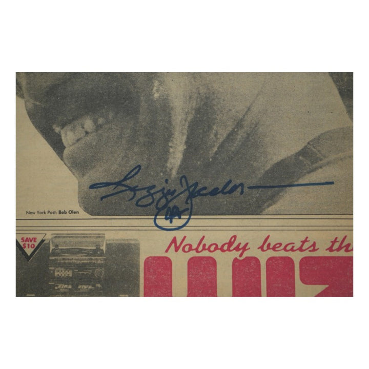 Reggie Jackson New York Yankees Autographed New York Post FP 1/6/93 JSA COA