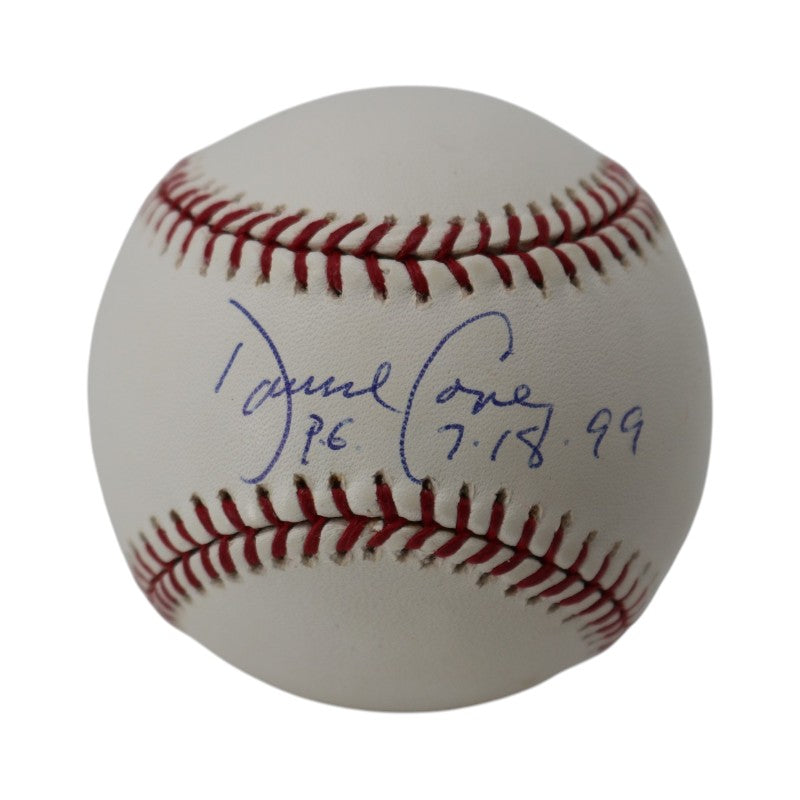 David Cone New York Yankees Autographed Inscribed OMLB Baseball MLB Holo