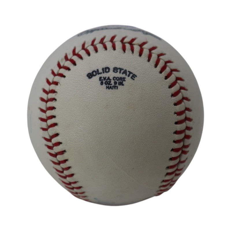 Lou Brock Saint Louis Cardinals Autographed Super Core Baseball PSA/DNA Holo