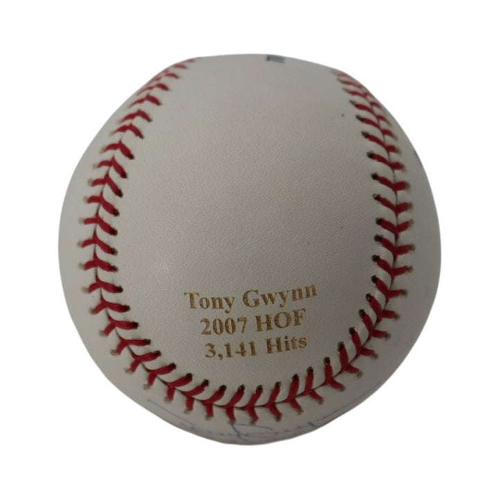 Tony Gwynn San Diego Padres Autographed Inscribed OMLB Baseball Steiner Holo