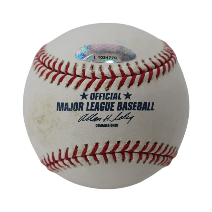 Carlton Fisk Boston Red Sox Autographed Inscribed HOF Logo Baseball MLB Holo