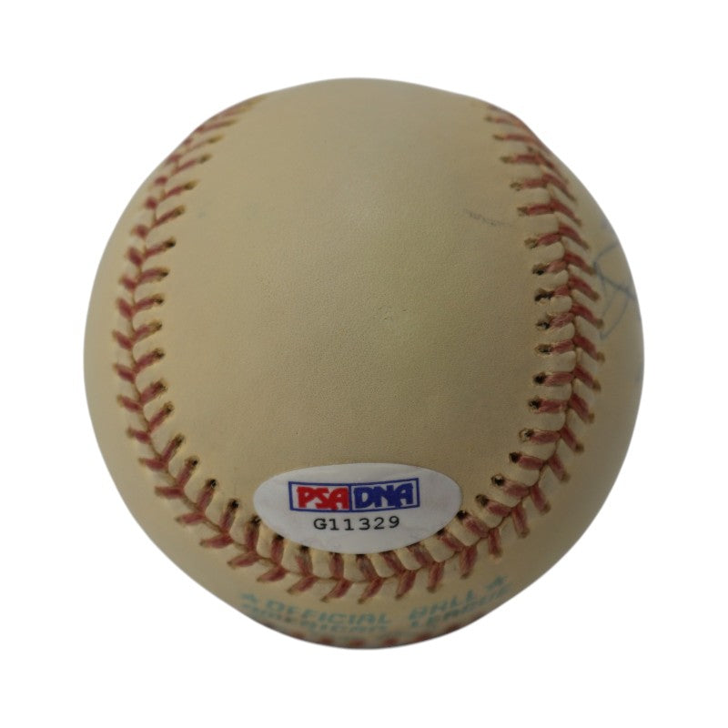 Jim Catfish Hunter Oakland Athletics Signed Inscribed Spalding OAL Baseball PSA/DNA Holo