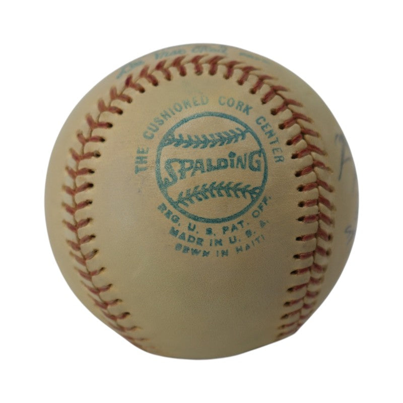 Jim Catfish Hunter Oakland Athletics Signed Inscribed Spalding OAL Baseball PSA/DNA Holo