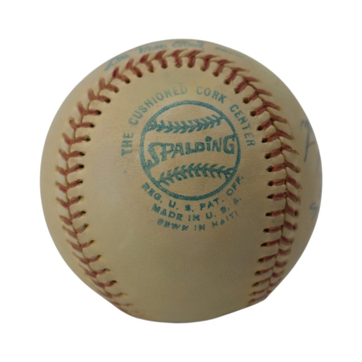 Jim Catfish Hunter Oakland Athletics Signed Inscribed Spalding OAL Baseball PSA/DNA Holo