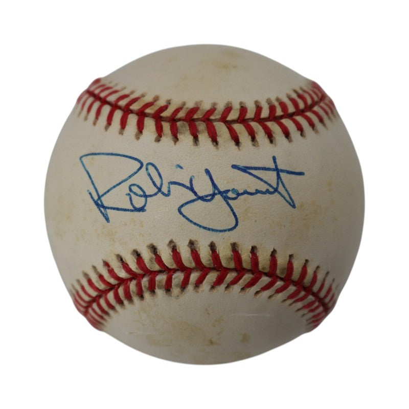 Robin Yount Milwaukee Brewers Autographed OAL Baseball JSA Holo