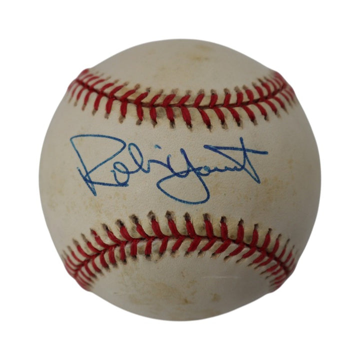 Robin Yount Milwaukee Brewers Autographed OAL Baseball JSA Holo