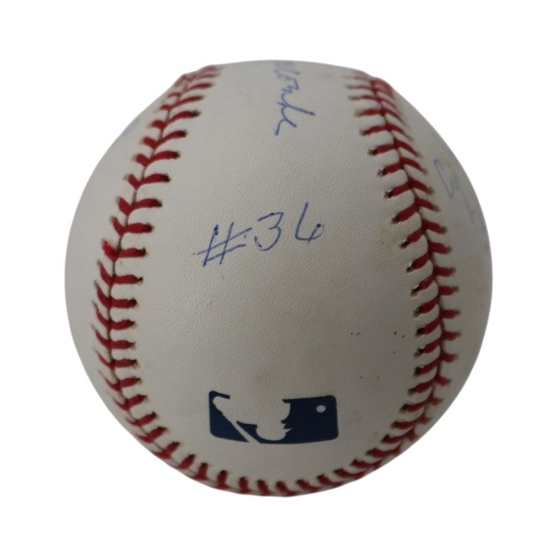 Don Newcombe Los Angeles Dodgers Autographed Inscribed OMLB Baseball Steiner Holo