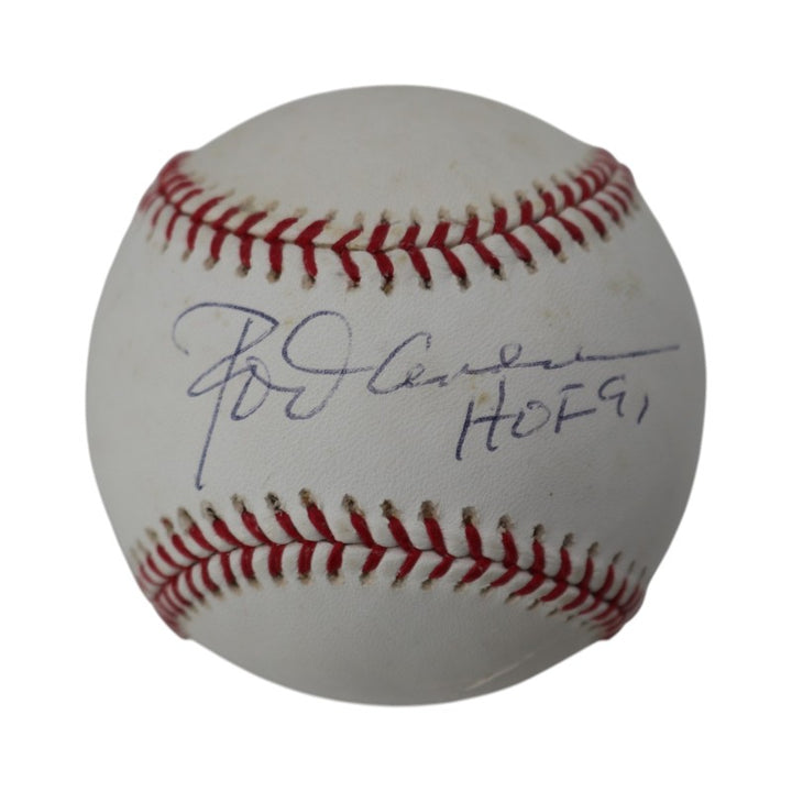 Rod Carew Minnesota Twins Autographed Inscribed OMLB Baseball Steiner MLB Holo