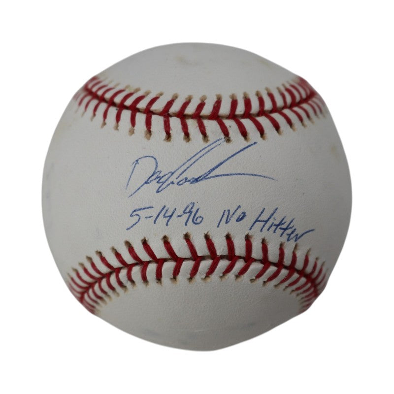 Doc Gooden New York Yankees Autographed Inscribed OMLB Baseball Steiner Holo
