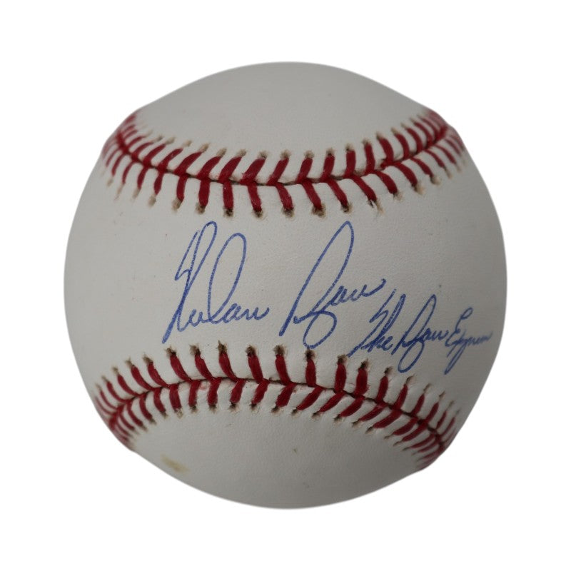 Nolan Ryan Mets Astros Autographed Inscribed OMLB Baseball Steiner Holo