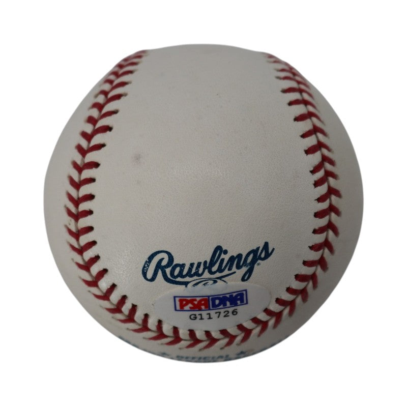 Don Zimmer Brooklyn Dodgers Autographed Inscribed OMLB Baseball PSA/DNA Holo
