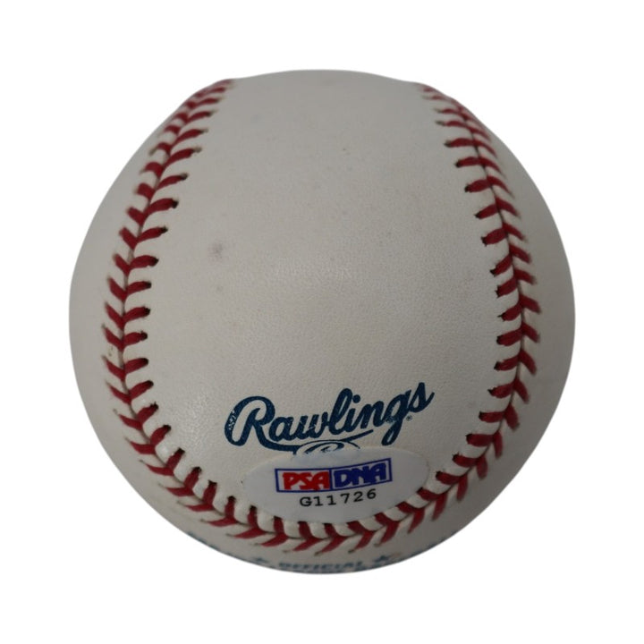 Don Zimmer Brooklyn Dodgers Autographed Inscribed OMLB Baseball PSA/DNA Holo