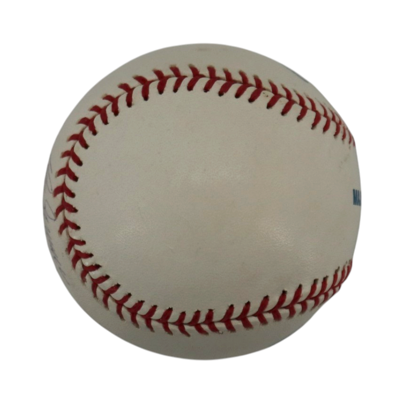 Don Zimmer Brooklyn Dodgers Autographed Inscribed OMLB Baseball PSA/DNA Holo