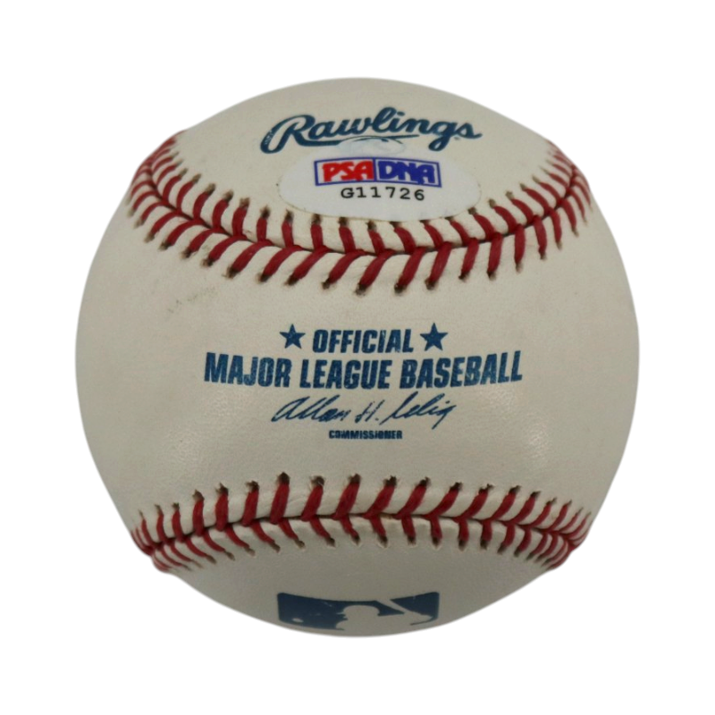 Don Zimmer Brooklyn Dodgers Autographed Inscribed OMLB Baseball PSA/DNA Holo