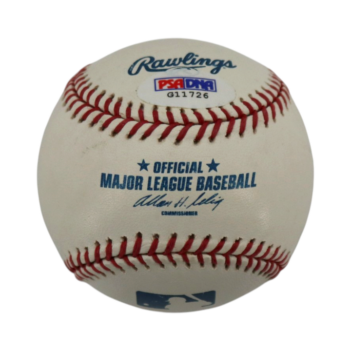 Don Zimmer Brooklyn Dodgers Autographed Inscribed OMLB Baseball PSA/DNA Holo