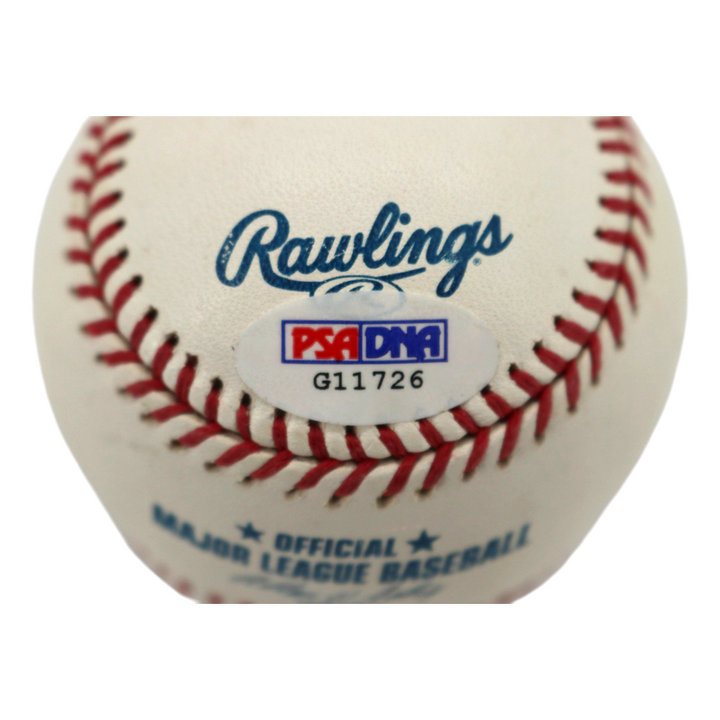 Don Zimmer Brooklyn Dodgers Autographed Inscribed OMLB Baseball PSA/DNA Holo